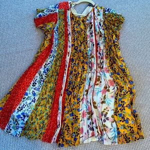 TAYLOR PINTUCKED MINI DRESS Anthropologie Plus